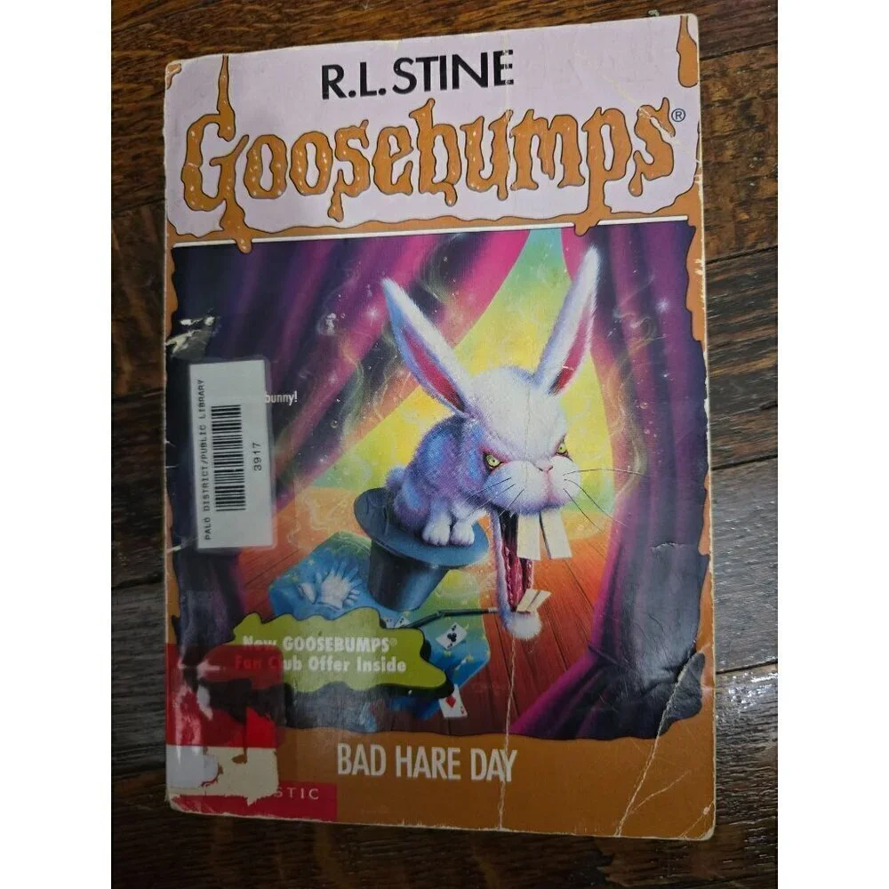 Goosebumps #41 Bad Hare Day By R.L. Stine Vintage 90s Scholastic Paperback